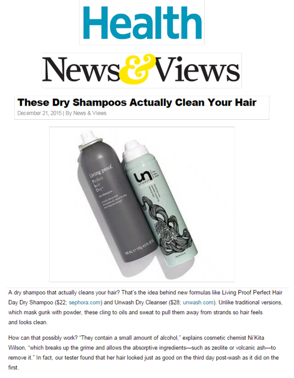 THESE DRY SHAMPOOS ACTUALLY CLEAN YOUR HAIR – HEALTH